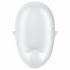 Satisfyer Cutie Ghost - akumulatora, gaisa viļņu klitora stimulators (balts) 