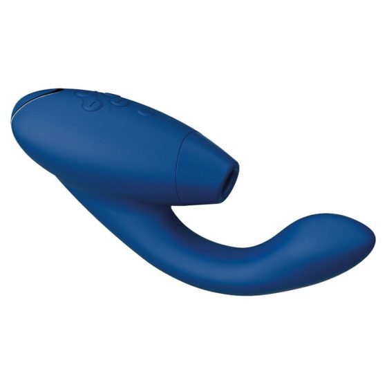 Womanizer Duo 2 - ūdensizturīgs G-punkta vibrators un klitora stimulators (zils)