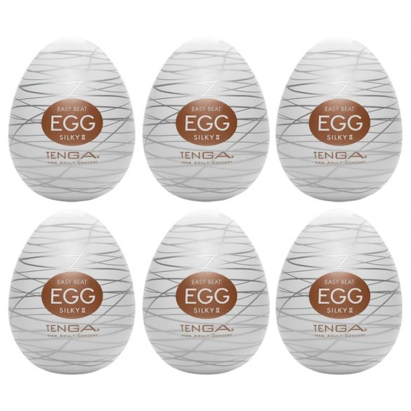 TENGA Egg Silky II - masturbācijas ola (6 gab.)