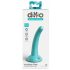 Dillio Curious Five - piesūceknisda silikona dildo (15cm) - tirkīza 