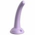 Dillio Curious Five - silikoninis dildo su siurbtuku (15 cm) - violetinis