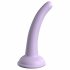 Dillio Curious Five - silikoninis dildo su siurbtuku (15 cm) - violetinis