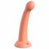 Dillio Secret Explorer - ar piesūcekni fallusa formas dildo (17cm) - oranžs 