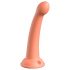 Dillio Secret Explorer - ar piesūcekni fallusa formas dildo (17cm) - oranžs 