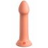 Dillio Lielais Varonis - piesūcekņa silikona dildo (17 cm) - oranžs 