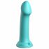 Dillio Big Hero - piesūcēja pamatne silikona dildo ar galviņu (17cm) - tirkīzzils 