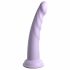 Dillio Slim Seven - ar piesūcekni stimulējošs dildo (20 cm) - violets 