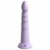 Dillio Slim Seven - ar piesūcekni stimulējošs dildo (20 cm) - violets 