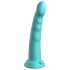 Dillio Slim Seven - piesūceknis stimulējošs dildo (20cm) - tirkīza 