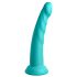 Dillio Slim Seven - piesūceknis stimulējošs dildo (20cm) - tirkīza 