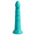 Dillio Slim Seven - piesūceknis stimulējošs dildo (20cm) - tirkīza 