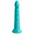 Dillio Slim Seven - piesūceknis stimulējošs dildo (20cm) - tirkīza 