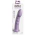 Dillio Super Eight - piesūceknis silikona dildo (21cm) - violets 