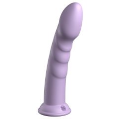   Dillio Super Eight – augsta stiprības piesūceknis, mīksts un elastīgs silikona dildo ar izteiktu augšdaļu (21 cm) – violets
