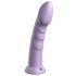 Dillio Super Eight - piesūceknis silikona dildo (21cm) - violets 