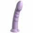 Dillio Super Eight - piesūceknis silikona dildo (21cm) - violets 