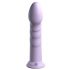 Dillio Super Eight - piesūceknis silikona dildo (21cm) - violets 