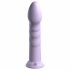 Dillio Super Eight - piesūceknis silikona dildo (21cm) - violets 