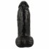 Realistixxx Giant - Big Balls Dildo - 22 cm (Black) 