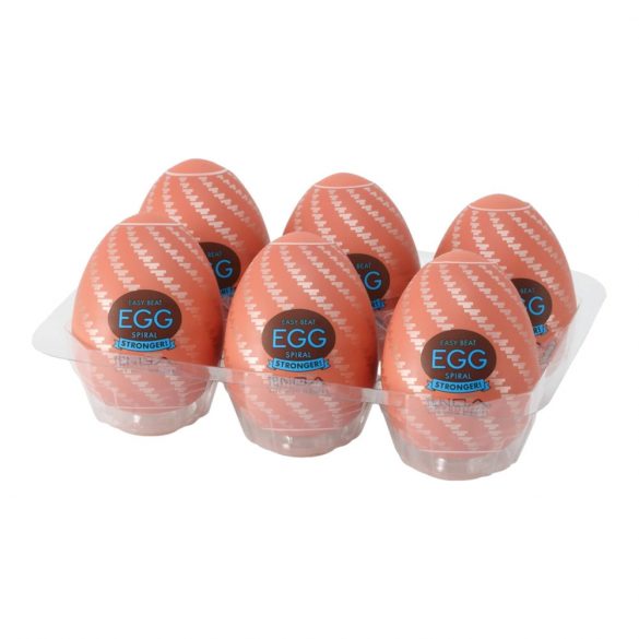 TENGA Egg Spiral Stronger - pašapmierināšanās ola (6gab)