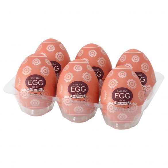 TENGA Egg Gear Stronger - masturbācijas ola (6 gab.)