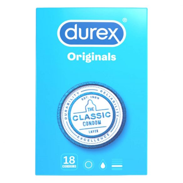 Durex Classic - prezervatīvs (18 gab.)