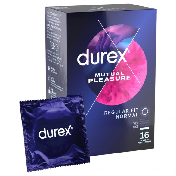 Durex Mutual Pleasure - aizkavējošā prezervatīvi (16 gab.)