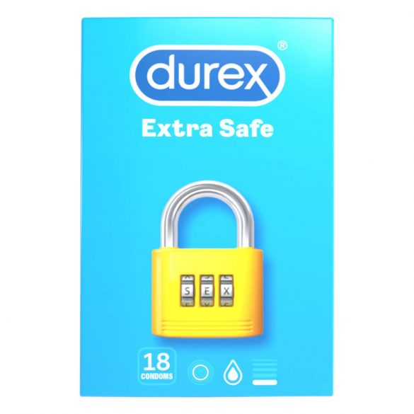 Durex Extra Safe - drošs prezervatīvs (18 gab.) 