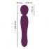 You2Toys Grande - uzlādējams masāžas vibrators (bordo)