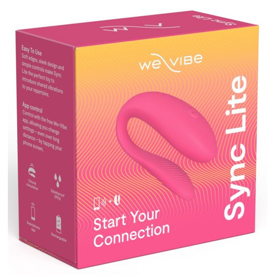 We-Vibe Sync Lite - nutikas, akuga, kaugjuhtimisega paarivibraator (roosa)