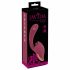 Javida - mēles 2in1 vibrators (bordo) 