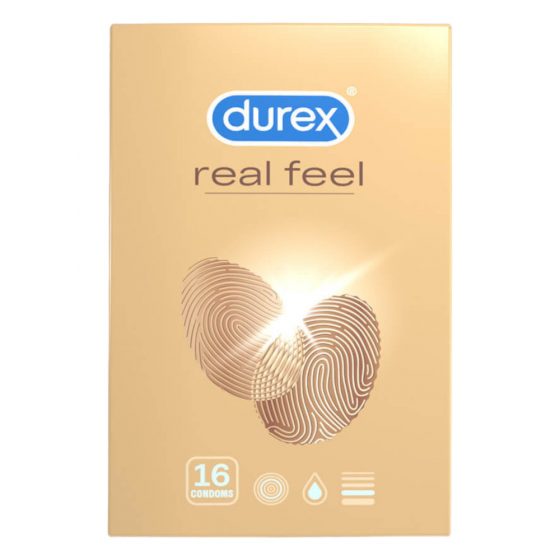 Durex Reāla Sajūta – lateksa nesaturošs prezervatīvs (16 gab.)