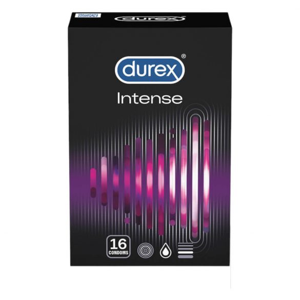 Durex Intense - rievotas un punktotas prezervatīvs (16gb)