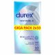 Durex Invisible Extra Sensitive - īpaši plāns prezervatīvs (2x10 gab.)