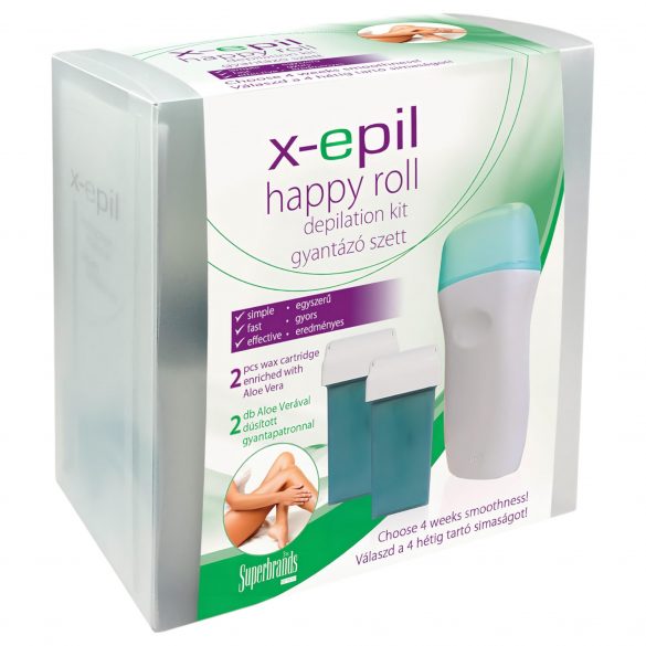 X-Epil Happy roll - vaksācijas komplekts 