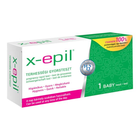 X-Epil - ātras grūtniecības tests (1 gab.)