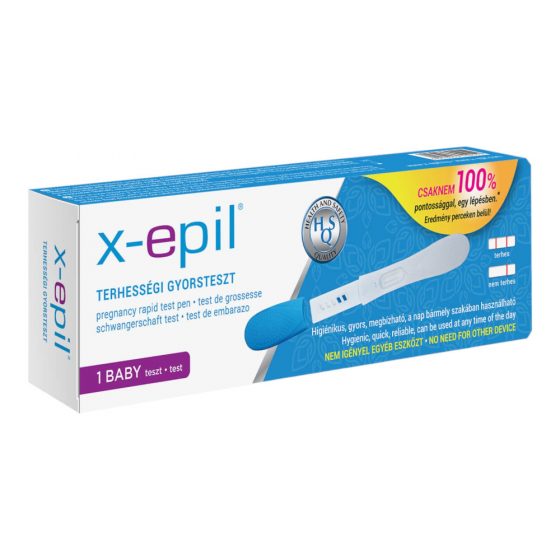 X-Epil - ekskluzīvais grūtniecības ātrais tests pildspalvveida (1 gab)