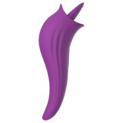   WEJOY Iris - akumulatora, laizoša mēles vibrators (violets)