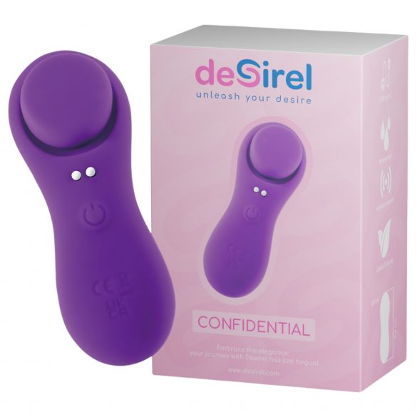 Desirel Confidential - gudras biksīšu vibrators (violets)