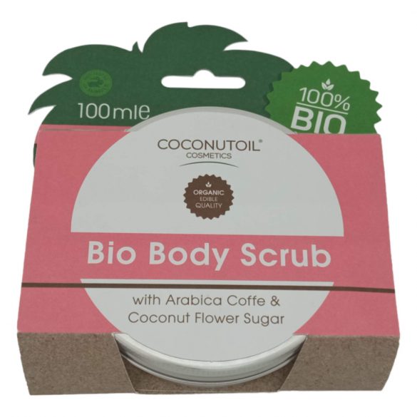 Coconutoil - Bio Kehasooldus Kohvi ja Kookospalmisuhkruga (100ml)