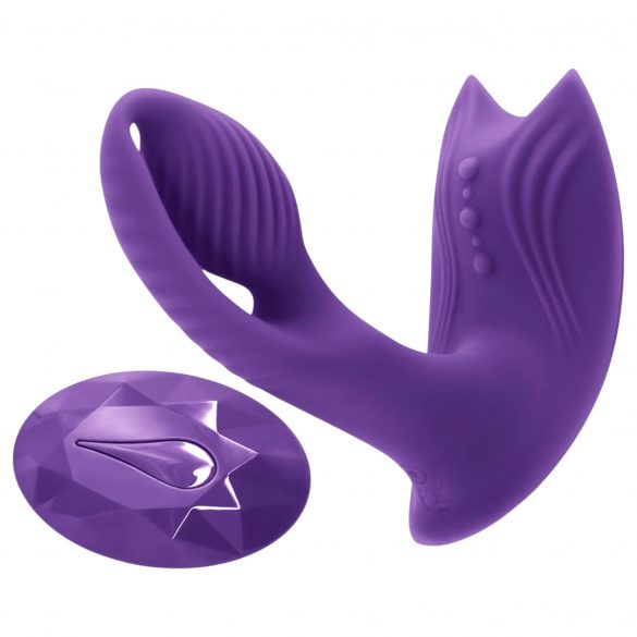 Inya Bump-N-Grind - radio, sildošs 2in1 klitora vibrators (violets) 