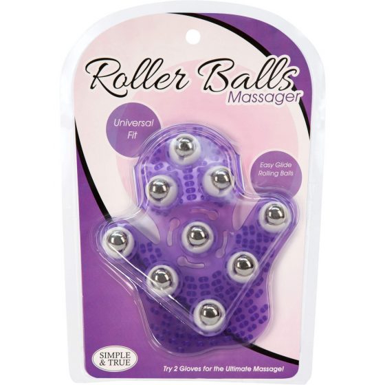 Roller Balli Masieris - masāžas rokas uzgalis (violets)
