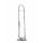 Addiction Crystal - caurspīdīgs dildo ar kāju - 20cm 