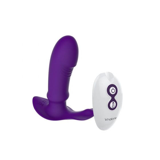 Nalone Marley - uzlādējams, sildošs, bezvadu prostatas vibrators (violets)