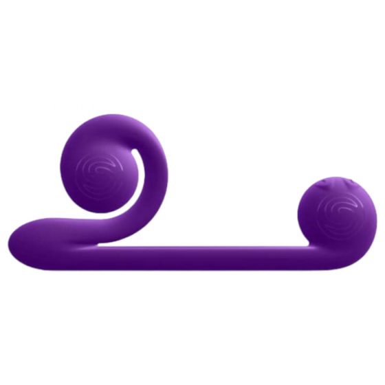 Snail Vibe Duo - akumulators, 3in1 stimulators vibrators (violets)