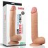 Lovetoy King-Sized - piesūcekņa, reālistisks dildo ar sēkliniekiem - 25 cm (dabīga) 