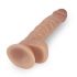 Lovetoy Real Extreme - piesūceknis, sēkliniekiem dildo - 21cm (dabīgs) 