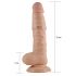 Lovetoy Real Extreme - piesūceknis, sēkliniekiem dildo - 21cm (dabīgs) 