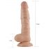 Lovetoy Real Extreme - piesūceknis, sēkliniekiem dildo - 21cm (dabīgs) 