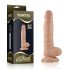 Lovetoy Real Extreme - piesūceknis, sēkliniekiem dildo - 21cm (dabīgs) 